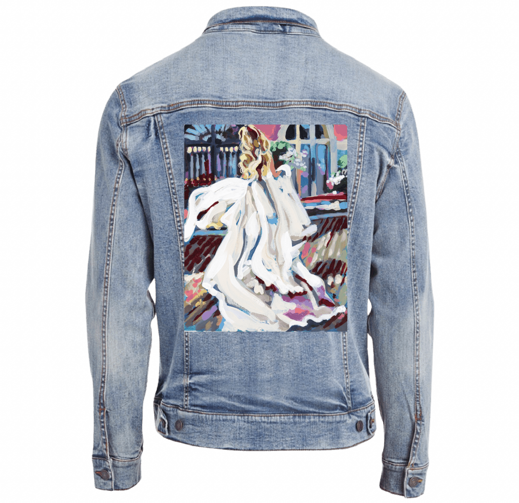 BRIDE by PAIGE FLOTTERUD custom denim jacket by DenimINK