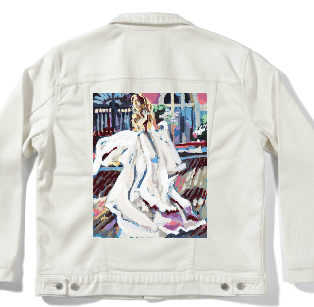 BRIDE by PAIGE FLOTTERUD custom denim jacket by DenimINK