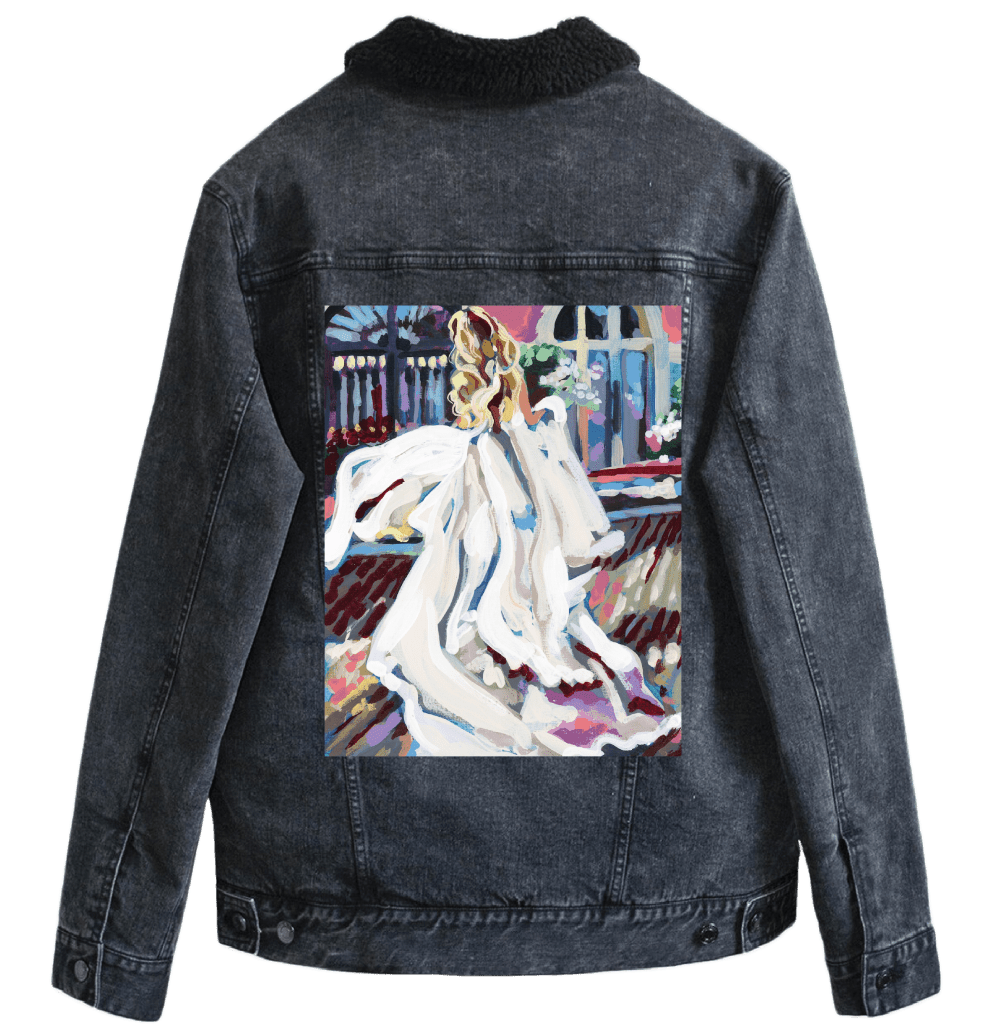 BRIDE by PAIGE FLOTTERUD custom denim jacket by DenimINK