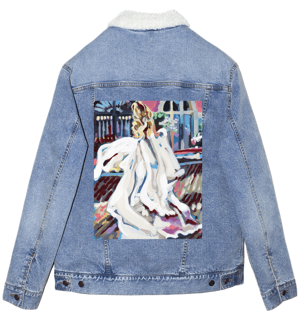 BRIDE by PAIGE FLOTTERUD custom denim jacket by DenimINK
