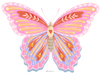 BUTTERFLY by THEARTICSOUL, digitally printed on a hand-made Unisex Denim Jacket