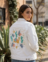 CAMEL by HEND SHEHATA, digitally printed on a hand-made Unisex Denim Jacket