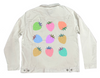 COLORED BERRIES by HEND SHEHATA, digitally printed on a hand-made Unisex Denim Jacket