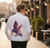 Crow Watercolour by Jess Adams, printed on a hand-made Unisex Denim Jacket