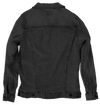 boule à neige, by Tobe Fonseca, on a hand-made Denim Jacket with 3 color choices: Stonewash, White, or Black. Unisex XS S M L XL 2X 3X. USA hand-made and USA digitally printed. Ships free within the USA &amp; also ships Internationally.