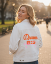 DREAM BIG by INDYSIGN, printed on a hand-made Unisex Denim Jacket