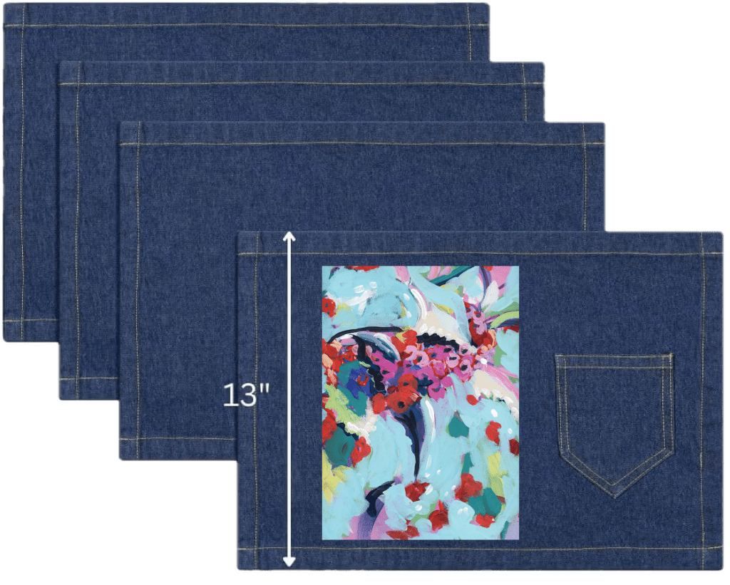 DECEMBER BIRTH FLOWER by PAIGE FLOTTERUD custom denim jacket by DenimINK