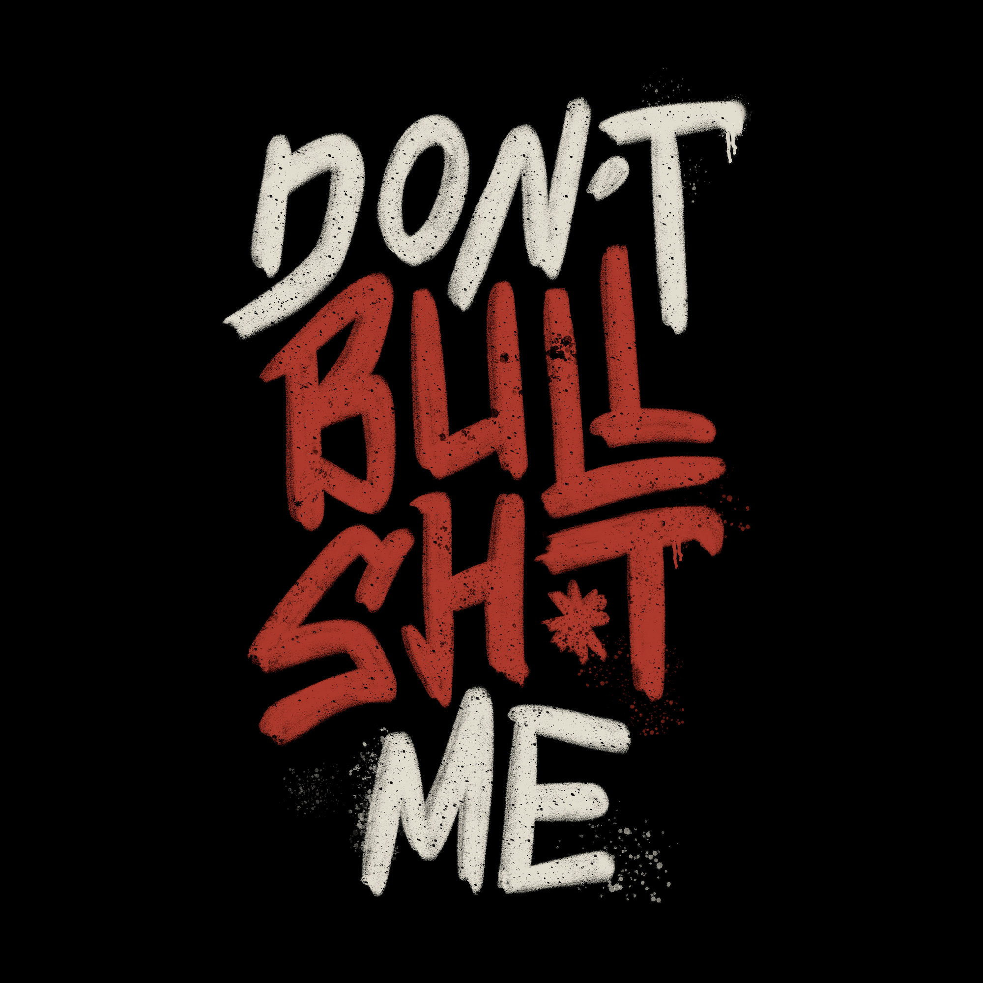 DON&#39;T BULLSHIT ME, by TOBE FONSECA, digitally printed on DENIM products: throw pillows, aprons, table place mats, and hand-made Unisex Denim Jackets in 3 color choices