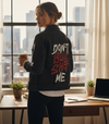 Don&#39;t Bullsht Me, by Tobe Fonseca, printed on a hand-made Unisex Denim Jacket