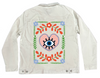 EYE WITHIN THE HEART by HEND SHEHATA, digitally printed on a hand-made Unisex Denim Jacket