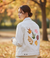 FALL LEAVES by THEARTICSOUL, digitally printed on a hand-made Unisex Denim Jacket