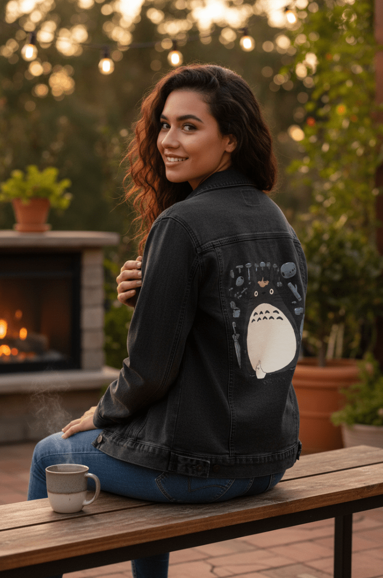 FOREST TROLL by PEPE RODRIGUEZ aka PPMID, digitally printed on DENIM products: throw pillows, aprons, table place mats, and hand-made Unisex Denim Jackets in 3 color choices FOREST TROLL by PEPE RODRIGUEZ aka PPMID, digitally printed on DENIM products: throw pillows, aprons, table place mats, and hand-made Unisex Denim Jackets in 3 color choices