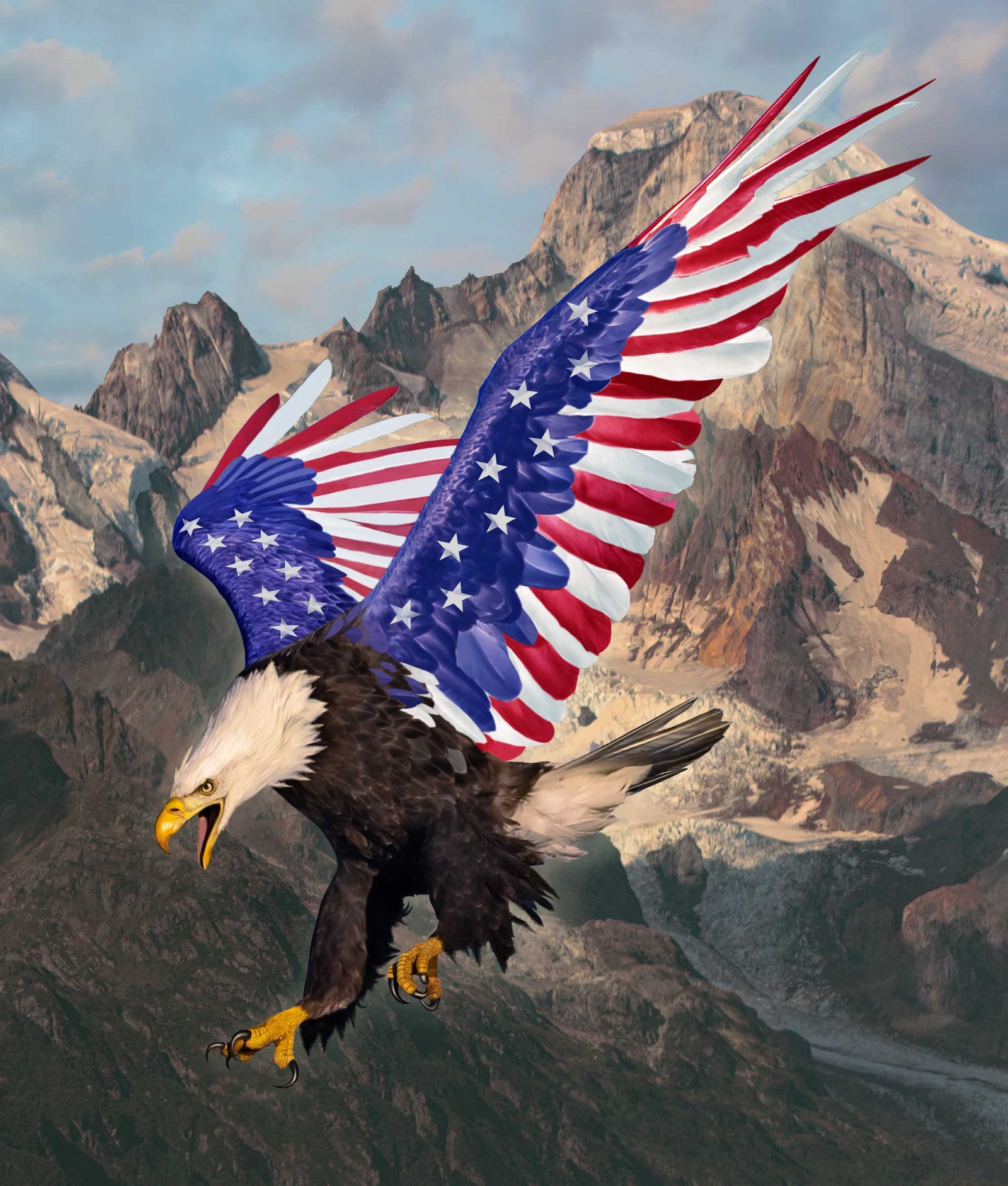 FREE FROM FEAR by VINCENT HIE, digitally printed on DENIM products: throw pillows, aprons, table place mats, and hand-made Unisex Denim Jackets in 3 color choices