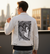 HEART MARBLE by RAMIR DESIGNS, digitally printed on a hand-made Unisex Denim Jacket