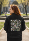 INTO THE WOODS by CECILIA BATTAINI, printed on a hand-made Unisex Denim Jacket