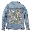 INTO THE WOODS by CECILIA BATTAINI, printed on a hand-made Unisex Denim Jacket