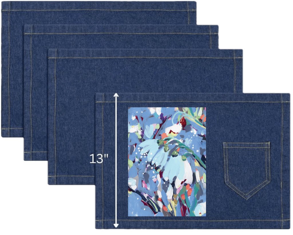 JANUARY BIRTH FLOWER by PAIGE FLOTTERUD custom denim jacket by DenimINK