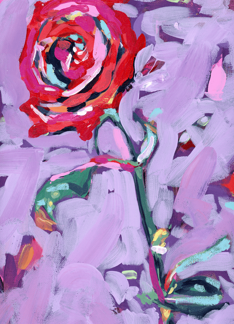 JUNE BIRTH FLOWER by PAIGE FLOTTERUD custom denim jacket by DenimINK