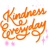 KINDNESS EVERYDAY by INDYSIGN, printed on a hand-made Unisex Denim Jacket