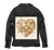 Love to Travel by Tobe Fonseca, printed on a hand-made Unisex Denim Jacket