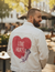 Love Hurts by Tobe Fonseca, printed on a hand-made Unisex Denim Jacket