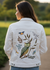 MOONLIT OWL by THEARTICSOUL, digitally printed on a hand-made Unisex Denim Jacket