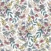 MIDNIGHT GARDEN by CECILIA BATTAINI, printed on a hand-made Unisex Denim Jacket