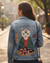Neko Sushi Bar by Vincent Trinidad, printed on a hand-made Unisex Denim Jacket