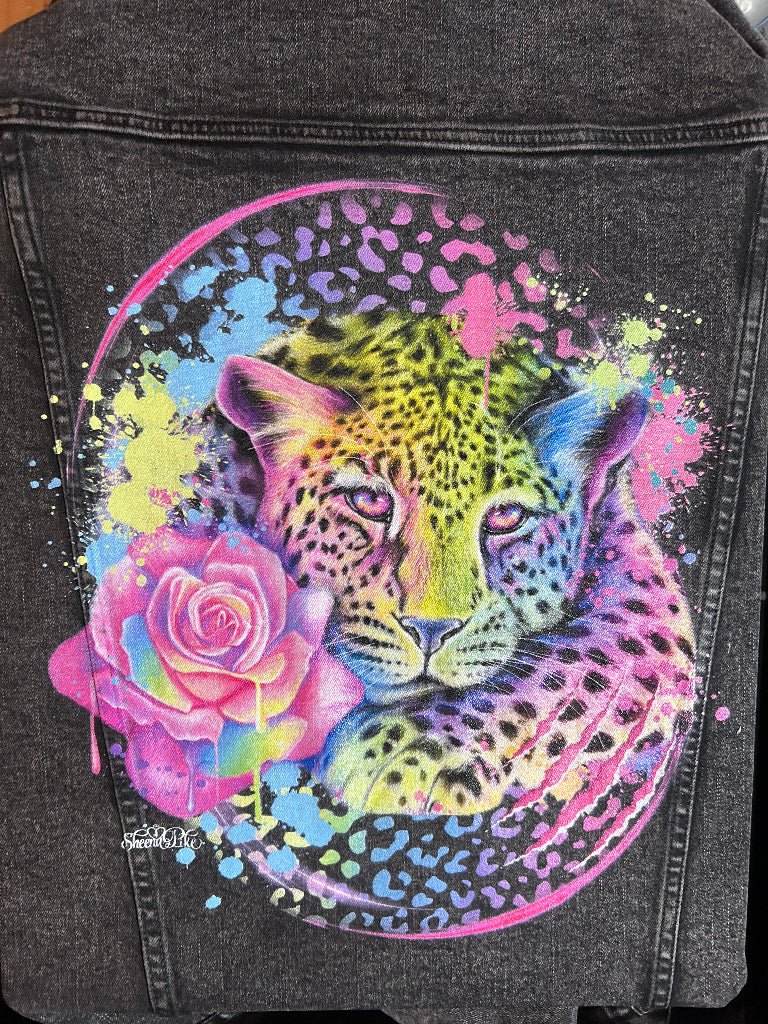 NEON RAINBOW LEOPARD2 by SHEENA PIKE