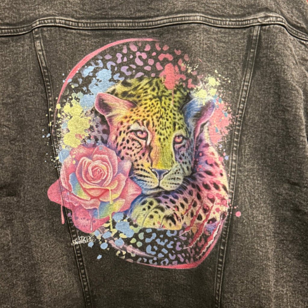 NEON RAINBOW LEOPARD2 by SHEENA PIKE