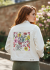 NIGHT IN INDIA by CECILIA BATTAINI, printed on a hand-made Unisex Denim Jacket