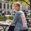Norwegian Pattern by CatCoq, printed on a hand-made Unisex Denim Jacket