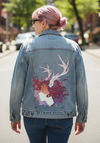 Pagan Queen by Jess Adams, printed on a hand-made Unisex Denim Jacket