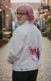 Pagan Queen by Jess Adams, printed on a hand-made Unisex Denim Jacket