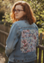 PINK AFTERNOON by CECILIA BATTAINI, printed on a hand-made Unisex Denim Jacket
