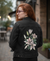 PINK LILIES by CECILIA BATTAINI, printed on a hand-made Unisex Denim Jacket
