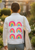 Rainbow Collection by CatCoq, printed on a hand-made Unisex Denim Jacket
