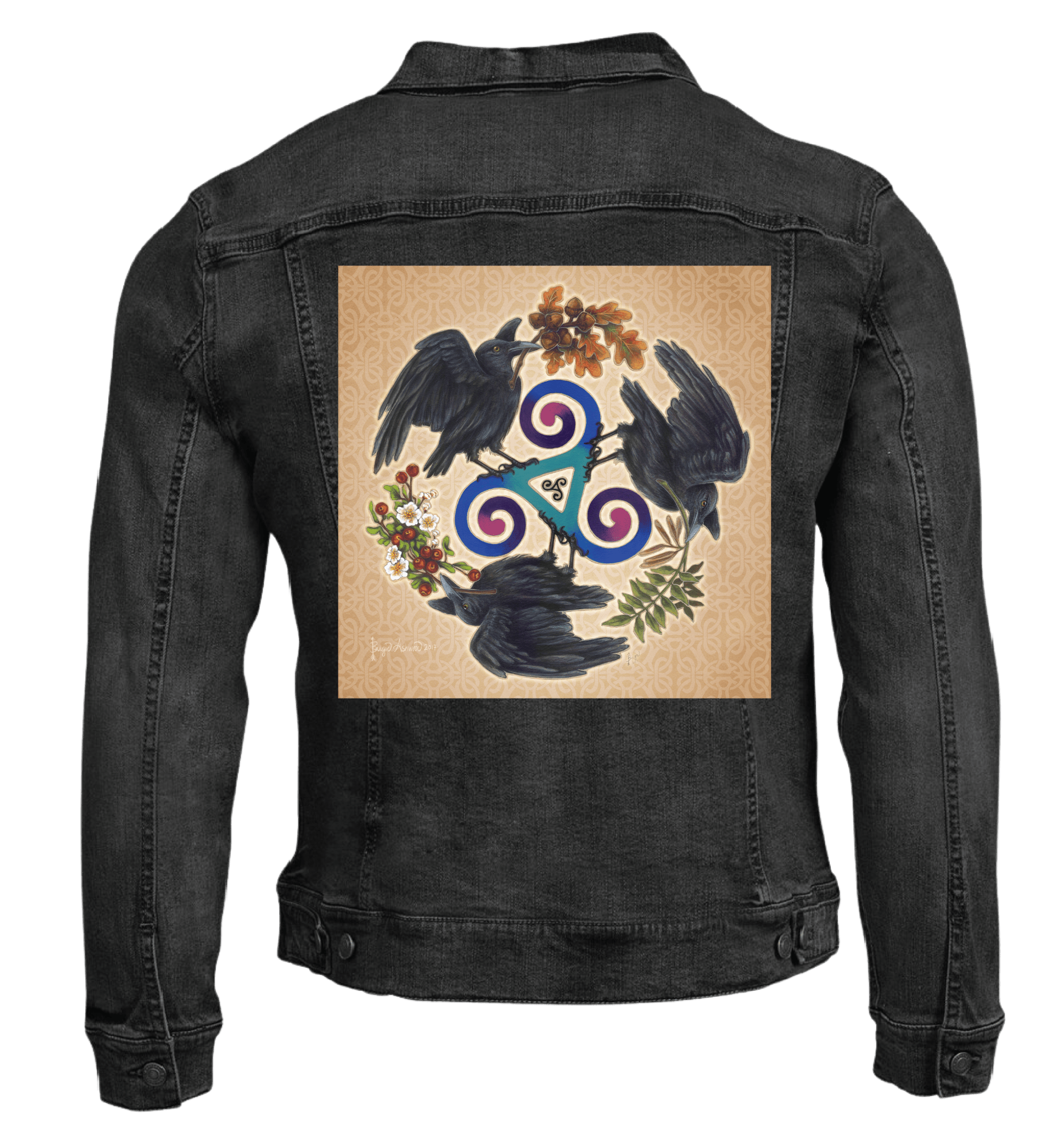 RAVEN FEY CELTIC with background by BRIGID ASHWOOD