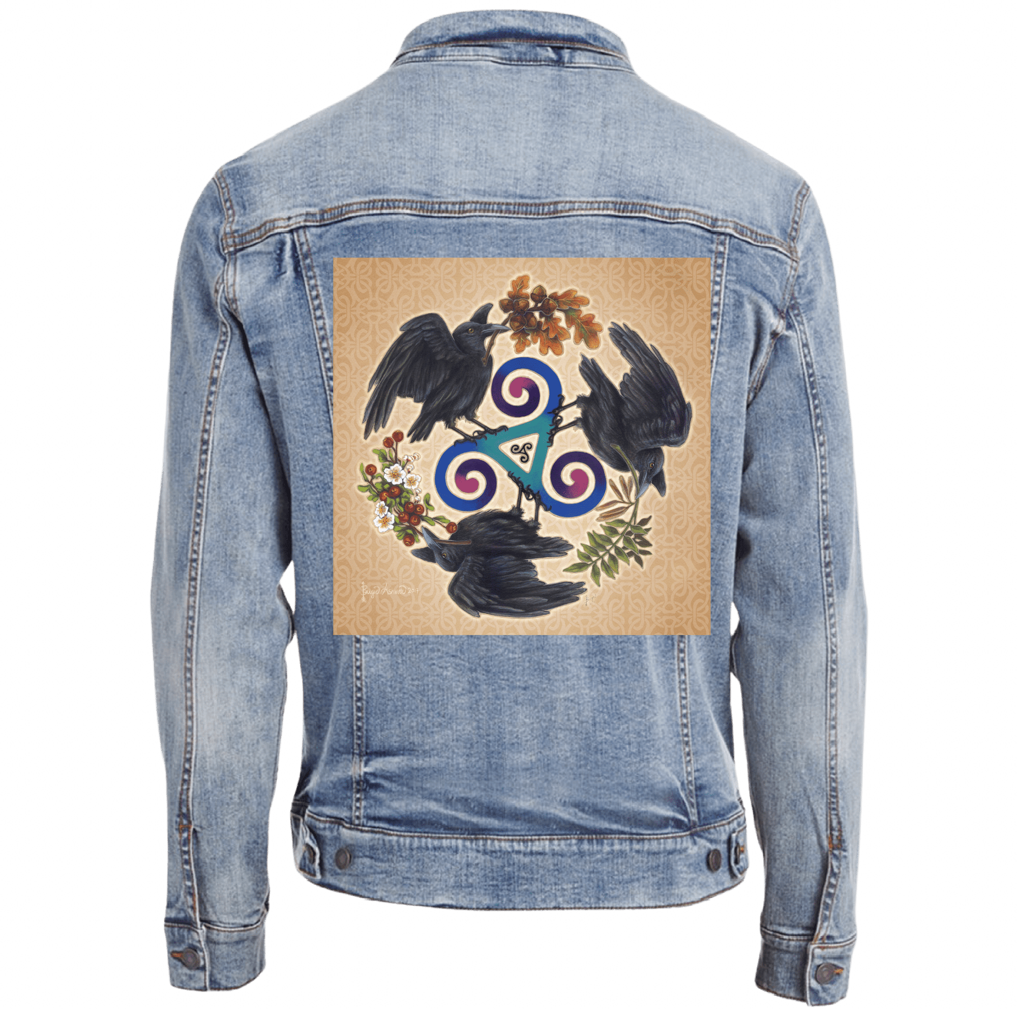 RAVEN FEY CELTIC with background by BRIGID ASHWOOD