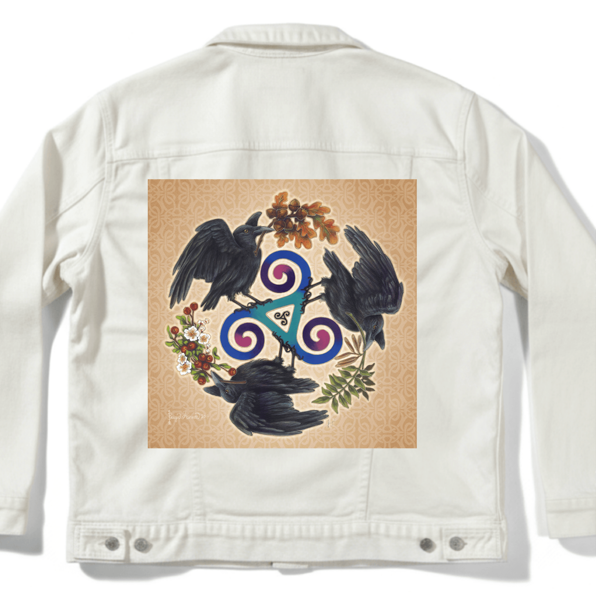 RAVEN FEY CELTIC with background by BRIGID ASHWOOD