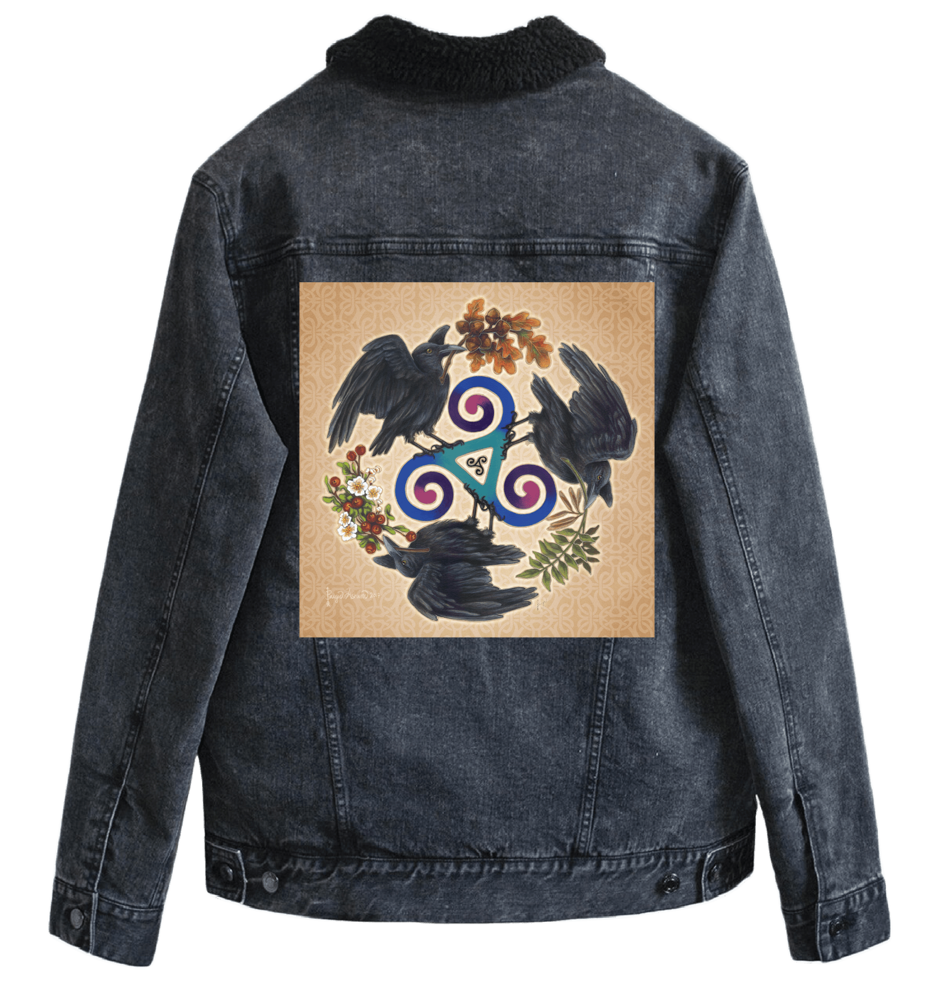 RAVEN FEY CELTIC with background by BRIGID ASHWOOD