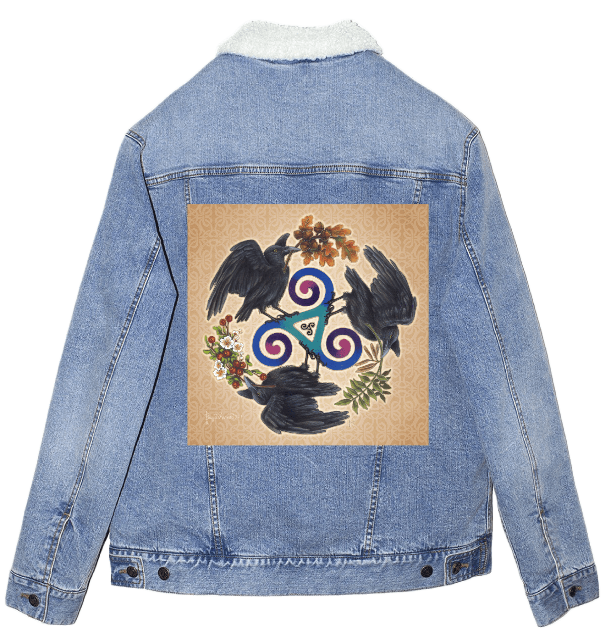 RAVEN FEY CELTIC with background by BRIGID ASHWOOD