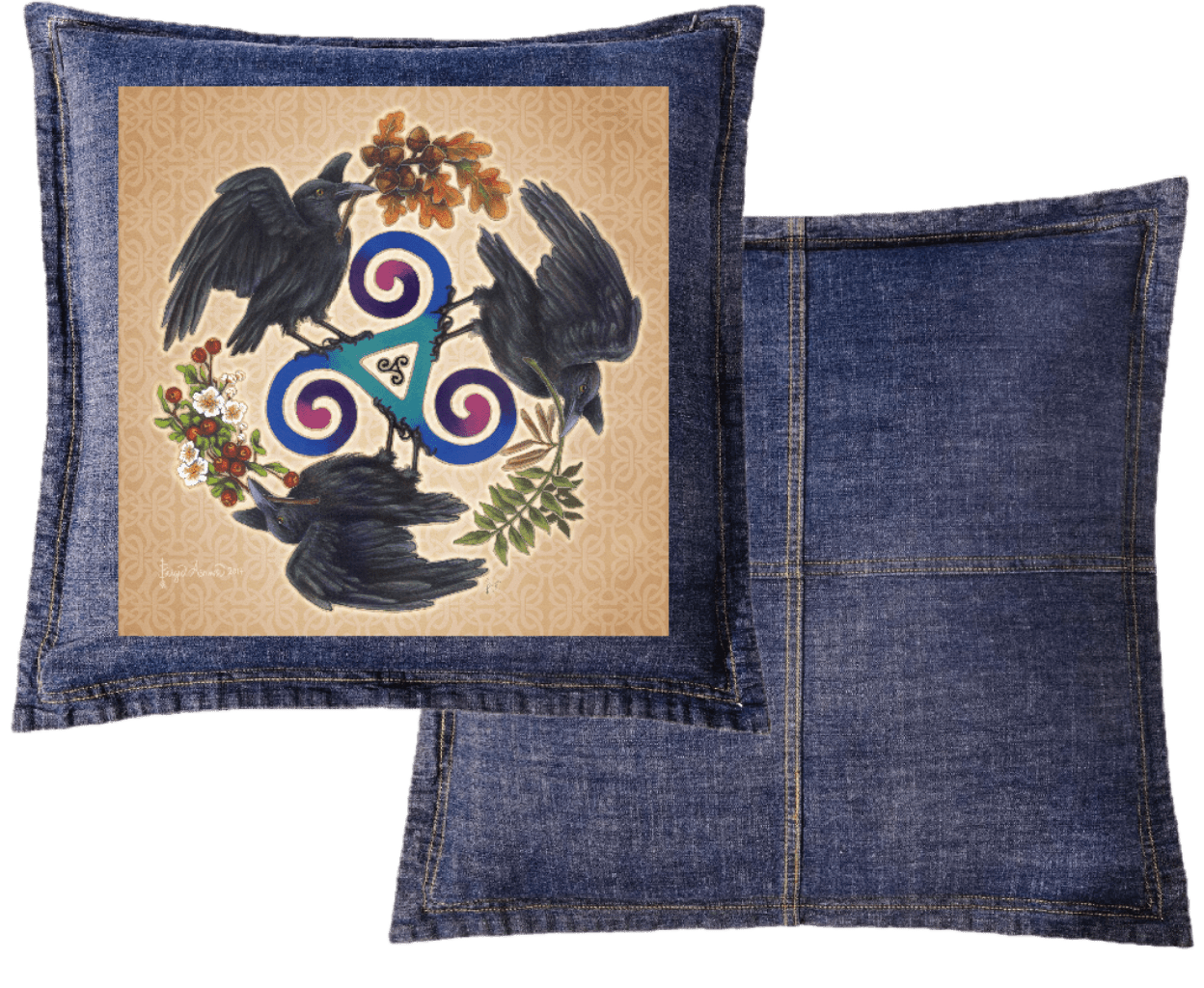 RAVEN FEY CELTIC with background by BRIGID ASHWOOD