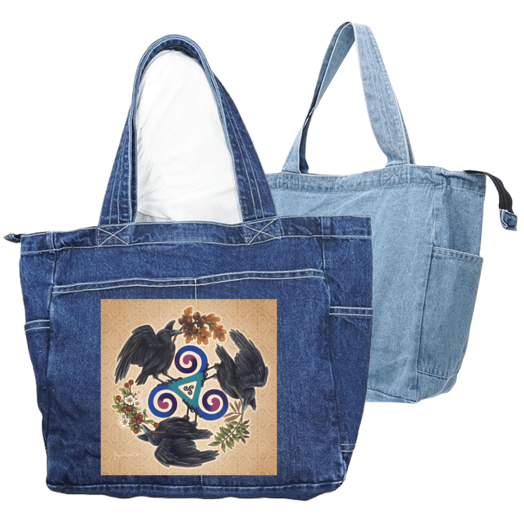 RAVEN FEY CELTIC with background by BRIGID ASHWOOD