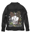 SAFARI ELEPHANT by CECILIA BATTAINI, printed on a hand-made Unisex Denim Jacket
