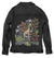 SAFARI GIRAFFE by CECILIA BATTAINI, printed on a hand-made Unisex Denim Jacket