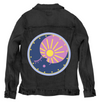 SOLUNA by HEND SHEHATA, digitally printed on a hand-made Unisex Denim Jacket