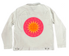 SUNBURST by HEND SHEHATA, digitally printed on a hand-made Unisex Denim Jacket