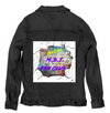 Exclusive Official M.B.J. Fan Club by Hope, on a Custom Denim Jacket with 3 color choices of jacket: Stonewash, White, or Black. Unisex XS S M L XL 2X 3X. USA hand-crafted and USA digitally printed. Ships free within the USA &amp; also ships Internationally.