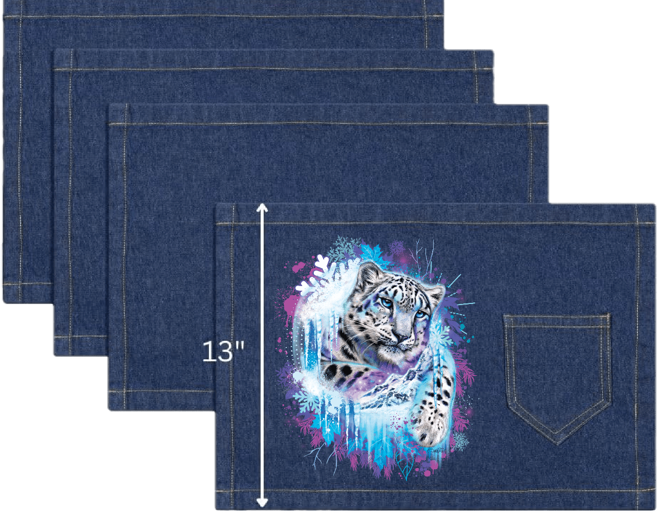 SNOW LEOPARD SPIRIT by SHEENA PIKE